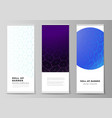 layout roll up banner stands vertical vector image
