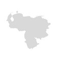 venezuela map shape vector image