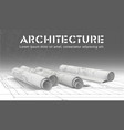 architectural background vector image vector image