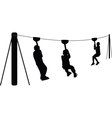 kids playing vector image vector image