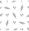 hand drawn floral seamless pattern vector image