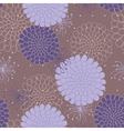 seamless pattern with flowers vector image vector image
