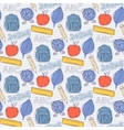 seamless school pattern vector image vector image