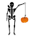 halloween greeting card vector image