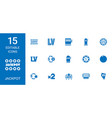 jackpot icons vector image vector image