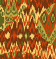 colored ethnic print pattern abstract background vector image vector image