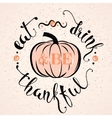 happy thanksgiving day vector image