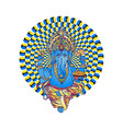 lord ganesh image god with elephant head vector image vector image