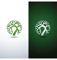 tree logo 3 vector image vector image