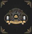 vintage frame design for labels vector image vector image