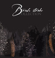 abstract black grunge pattina effect with gold vector image vector image