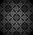 diamond silver wallpaper vector image vector image