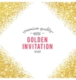 gold glitter texture with sparkles vector image