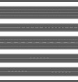 horizontal asphalt seamless roads road marking vector image