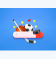 searching for a sports in internet with search vector image vector image