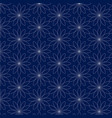japanese sashiko style pattern background vector image
