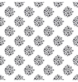 dotted floral seamless pattern vector image
