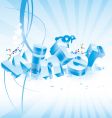 winter background vector image vector image