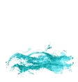 abstract watercolor sea vector image