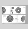 minimal editable layout square format vector image vector image