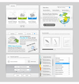 website design template vector image
