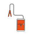 heartbeat healthcare icon image vector image