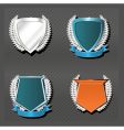 emblems series wreath vector image vector image