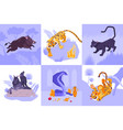 mowgli icon set vector image vector image