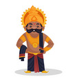 Ravana cartoon character Royalty Free Vector Image