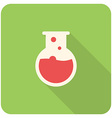 test tube icon vector image