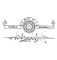 united states seal of native american vector image