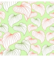 leaves seamless stylish pattern vector image
