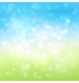 summer bokeh light background vector image vector image