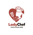 chef woman design vector image