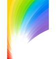 rainbow background vector image