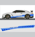 vinyls sticker decals for body red car truck mini vector image