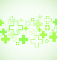 green medical design vector image vector image