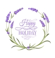 lavender elegant card vector image