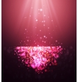 shining blur bokeh background for your design vector image vector image