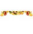 watercolor autumn abstract background vector image