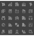 moving line icons set vector image