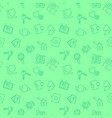 real estate green pattern seamless vector image vector image