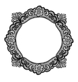 lace frame vector image