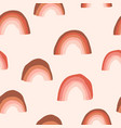 terra bohemian aesthetic rainbow seamless pattern vector image