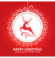 christmas card vector image