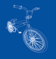 bicycle bmx vector image vector image