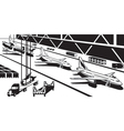 aviation industry plant vector image