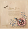 easter banner vector image vector image
