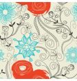 floral seamless pattern vector image vector image