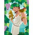 dionysus vector image vector image